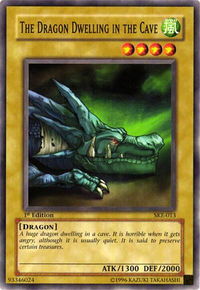 The Dragon Dwelling in the Cave - Starter Deck: Kaiba Evolution (SKE) #SKE-013 - Common / Short Print YuGiOh Trading Card