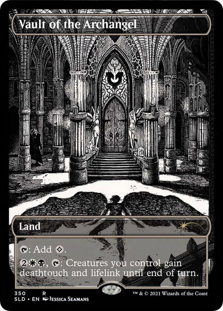 Vault of the Archangel trading card from Secret Lair Drop Series Vault of the Archangel - Secret Lair Drop Series Magic: The Gathering trading card