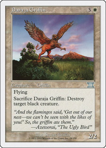 Daraja Griffin - Classic Sixth Edition Magic: The Gathering trading card