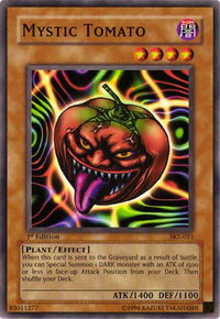 Mystic Tomato - Starter Deck: Kaiba Evolution (SKE) #SKE-021 - Common / Short Print YuGiOh Trading Card