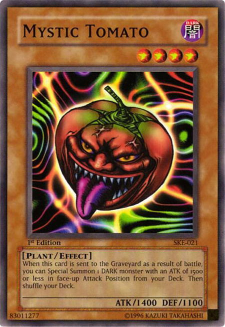 Mystic Tomato - Starter Deck: Kaiba Evolution YuGiOh trading card