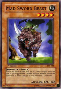 Mad Sword Beast - Starter Deck: Kaiba Evolution (SKE) #SKE-022 - Common / Short Print YuGiOh Trading Card