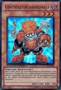 Junk Synchron (German) - "Gerumpelsynchronisierer" - Advent Calendar 2011 (Adventskalender) (AC11) #AC11-DE001 - Super Rare YuGiOh Trading Card