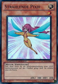 Sunny Pixie (German) - "Strahlende Pixie" - Advent Calendar 2011 (Adventskalender) (AC11) #AC11-DE004 - Super Rare YuGiOh Trading Card