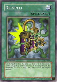 De-Spell - Starter Deck: Kaiba Evolution (SKE) #SKE-028 - Common / Short Print YuGiOh Trading Card