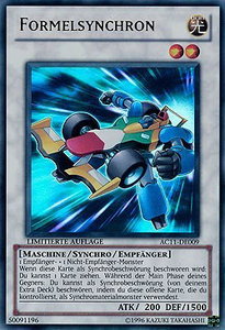 Formula Synchron (German) - "Formelsynchron" - Advent Calendar 2011 (Adventskalender) (AC11) #AC11-DE009 - Ultra Rare YuGiOh Trading Card