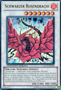 Black Rose Dragon (German) - "Schwarzer Rosendrache" - Advent Calendar 2011 (Adventskalender) (AC11) #AC11-DE018 - Ultra Rare YuGiOh Trading Card