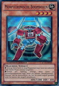 Morphtronic Boomboxen (German) - "Morphtronische Boomboxen" - Advent Calendar 2011 (Adventskalender) (AC11) #AC11-DE019 - Super Rare YuGiOh Trading Card