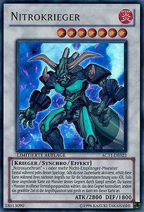 Nitro Warrior (German) - "Nitrokrieger" - Advent Calendar 2011 (Adventskalender) (AC11) #AC11-DE021 - Ultra Rare YuGiOh Trading Card