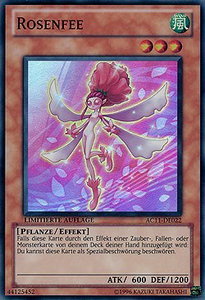 Rose Fairy (German) - "Rosenfee" - Advent Calendar 2011 (Adventskalender) (AC11) #AC11-DE022 - Super Rare YuGiOh Trading Card