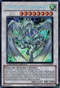 Stardust Dragon (German) - "Sternenstaubdrache" - Advent Calendar 2011 (Adventskalender) (AC11) #AC11-DE024 - Secret Rare YuGiOh Trading Card