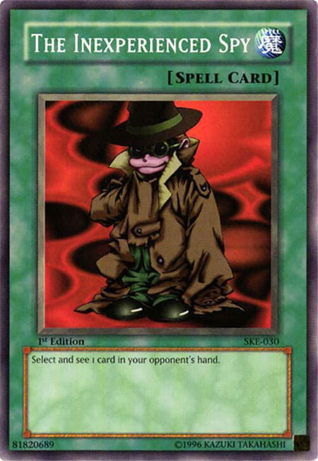 The Inexperienced Spy - Starter Deck: Kaiba Evolution YuGiOh trading card