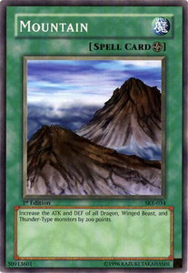 Mountain - Starter Deck: Kaiba Evolution (SKE) #SKE-034 - Common / Short Print YuGiOh Trading Card