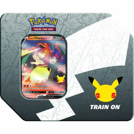 Pokemon Celebrations Tin [Lance's Charizard V] - Celebrations Pokémon trading card