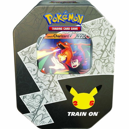 Pokemon Celebrations International Tin [Lance's Charizard V] - Celebrations Pokémon trading card
