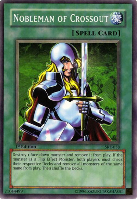 Nobleman of Crossout - Starter Deck: Kaiba Evolution YuGiOh trading card