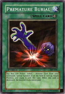 Premature Burial - Starter Deck: Kaiba Evolution (SKE) #SKE-039 - Common / Short Print YuGiOh Trading Card
