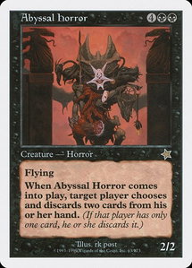 Abyssal Horror - Starter 1999 (S99) #63 - Rare Magic: The Gathering Trading Card