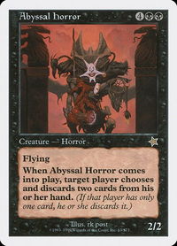 Abyssal Horror - Starter 1999 (S99) #63 - Rare Magic: The Gathering Trading Card