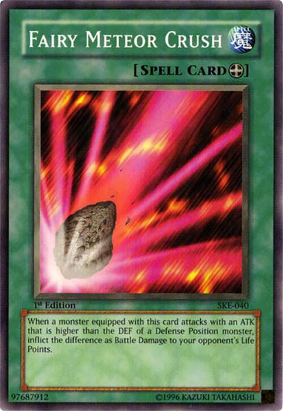 Fairy Meteor Crush trading card from Starter Deck: Kaiba Evolution Fairy Meteor Crush - Starter Deck: Kaiba Evolution YuGiOh trading card
