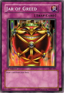 Jar of Greed - Starter Deck: Kaiba Evolution (SKE) #SKE-047 - Common / Short Print YuGiOh Trading Card