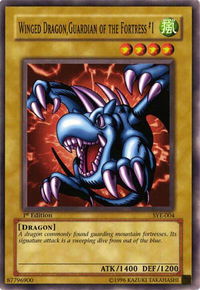 Winged Dragon, Guardian of the Fortress #1 - Starter Deck: Yugi Evolution (SYE) #SYE-004 - Common / Short Print YuGiOh Trading Card