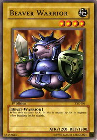 Beaver Warrior - Starter Deck: Yugi Evolution (SYE) #SYE-006 - Common / Short Print YuGiOh Trading Card