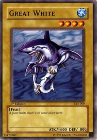 Great White - Starter Deck: Yugi Evolution (SYE) #SYE-009 - Common / Short Print YuGiOh Trading Card