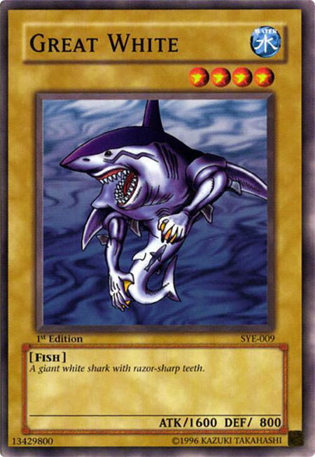 Great White - Starter Deck: Yugi Evolution YuGiOh trading card