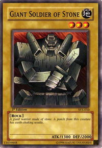 Giant Soldier of Stone - Starter Deck: Yugi Evolution (SYE) #SYE-010 - Common / Short Print YuGiOh Trading Card