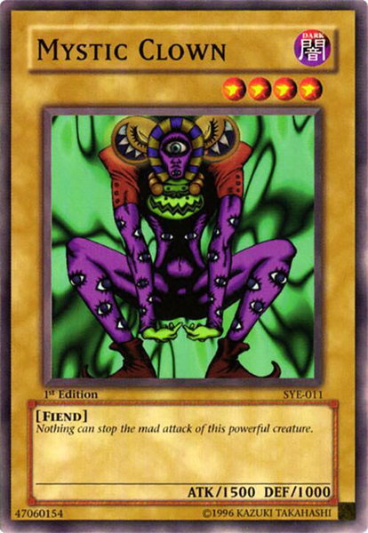 Mystic Clown trading card from Starter Deck: Yugi Evolution Mystic Clown - Starter Deck: Yugi Evolution YuGiOh trading card