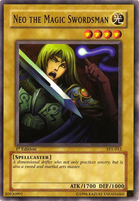 Neo the Magic Swordsman - Starter Deck: Yugi Evolution YuGiOh trading card
