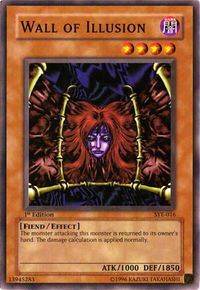 Wall of Illusion - Starter Deck: Yugi Evolution (SYE) #SYE-016 - Common / Short Print YuGiOh Trading Card