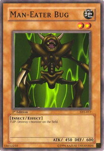 Man-Eater Bug - Starter Deck: Yugi Evolution (SYE) #SYE-017 - Common / Short Print YuGiOh Trading Card