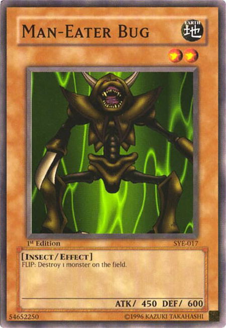 Man-Eater Bug - Starter Deck: Yugi Evolution YuGiOh trading card