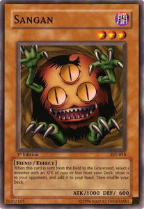 Sangan - Starter Deck: Yugi Evolution (SYE) #SYE-018 - Common / Short Print YuGiOh Trading Card