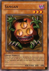 Sangan - Starter Deck: Yugi Evolution (SYE) #SYE-018 - Common / Short Print YuGiOh Trading Card