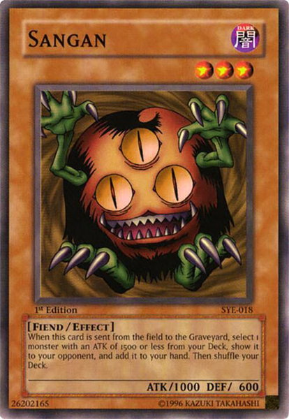 Sangan - Starter Deck: Yugi Evolution YuGiOh trading card
