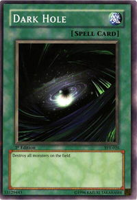 Dark Hole - Starter Deck: Yugi Evolution (SYE) #SYE-026 - Common / Short Print YuGiOh Trading Card