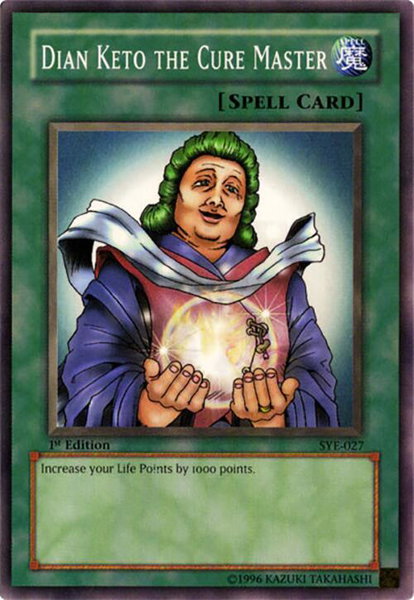 Dian Keto the Cure Master trading card from Starter Deck: Yugi Evolution Dian Keto the Cure Master - Starter Deck: Yugi Evolution YuGiOh trading card