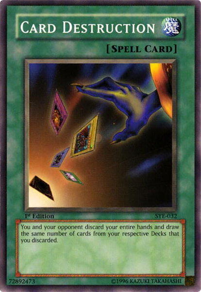 Card Destruction - Starter Deck: Yugi Evolution YuGiOh trading card