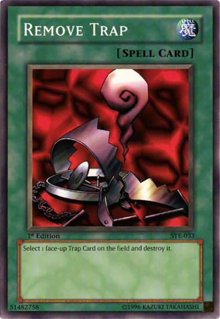 Remove Trap - Starter Deck: Yugi Evolution YuGiOh trading card