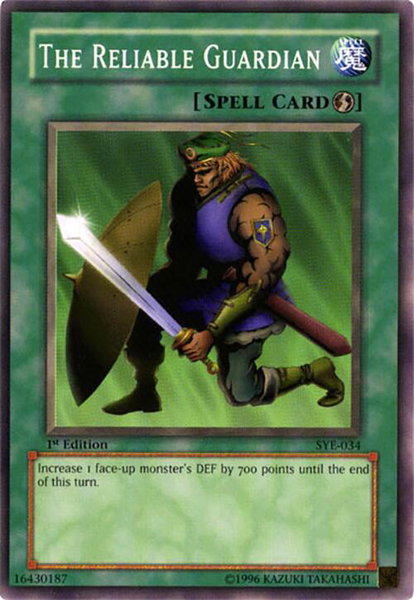 The Reliable Guardian trading card from Starter Deck: Yugi Evolution The Reliable Guardian - Starter Deck: Yugi Evolution YuGiOh trading card