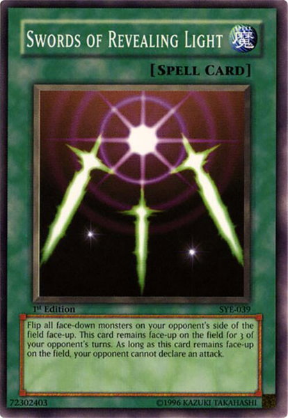 Swords of Revealing Light trading card from Starter Deck: Yugi Evolution Swords of Revealing Light - Starter Deck: Yugi Evolution YuGiOh trading card