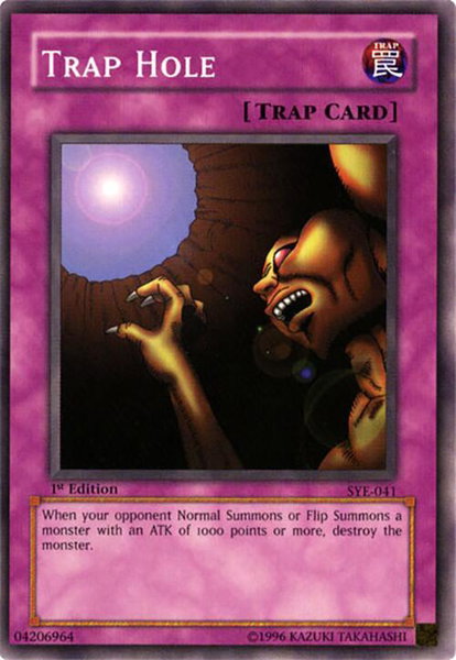 Trap Hole - Starter Deck: Yugi Evolution YuGiOh trading card