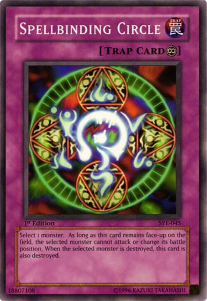 Spellbinding Circle - Starter Deck: Yugi Evolution YuGiOh trading card