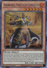 Swordsoul Strategist Longyuan - Burst of Destiny (BODE) #BODE-EN005 - Ultra Rare YuGiOh Trading Card