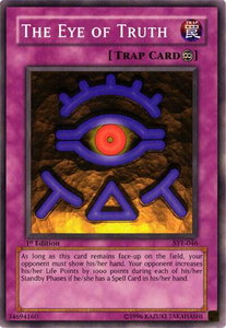The Eye of Truth - Starter Deck: Yugi Evolution (SYE) #SYE-046 - Common / Short Print YuGiOh Trading Card