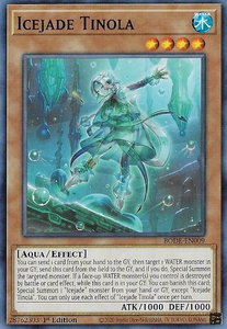 Icejade Tinola - Burst of Destiny (BODE) #BODE-EN009 - Common / Short Print YuGiOh Trading Card