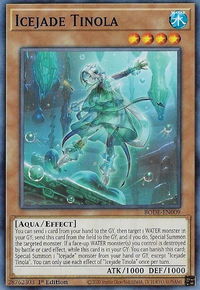 Icejade Tinola - Burst of Destiny (BODE) #BODE-EN009 - Common / Short Print YuGiOh Trading Card